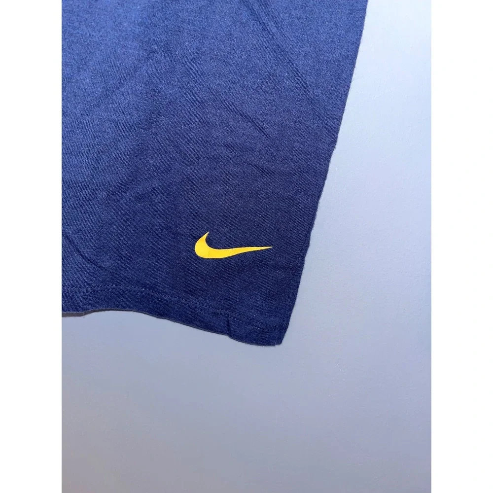 Nike Mountaineers‎ West Virginia WVU Long Sleeve Shirt Men's Large Slim Fit